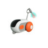 ZoomiCar Chase cat toy – orange remote-controlled smart toy car for cats